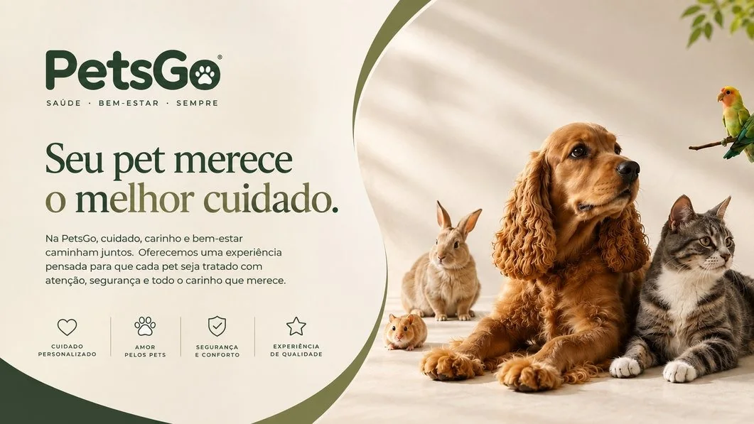 Página do site da PetsGo Club